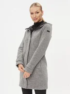 Płaszcze damskie - CMP Płaszcz zimowy 33M3946 Szary Regular Fit - miniaturka - grafika 1