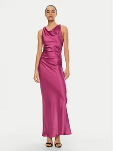 Please Sukienka koktajlowa A12NXO6000 Różowy Slim Fit - Sukienki - miniaturka - grafika 1