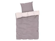 Pościel - LIVARNO home Pościel z mikrowłókna satynowego, 140 x 200 cm (Wzorzysty/różowy) - miniaturka - grafika 1