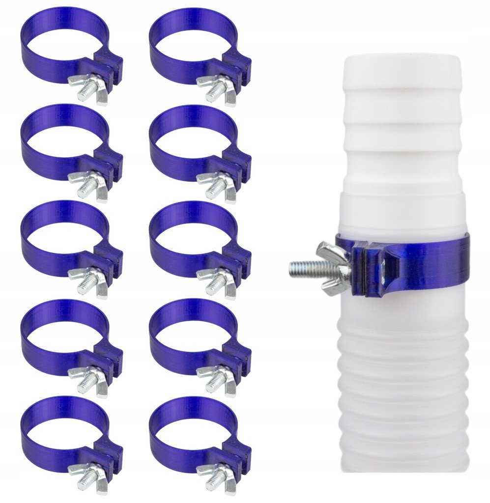 Bestway 10x zacisk obejma opaska złączka do węża rury basenu intex ø 38 mm