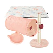 Drapaki dla kotów - AniOne Pepe & Kitty Starter Kit L różowy - miniaturka - grafika 1