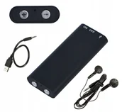 Dyktafony - Mikro Dyktafon 8Gb Podsłuch 12 Godz Nagrywania Hq - miniaturka - grafika 1