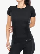Koszulki i topy damskie - Koszulka damska Brubeck Active Wool T-shirt - black - miniaturka - grafika 1
