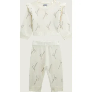 Guess Komplet Regular Fit z dodatkiem wełny - Dresy i komplety dla dziewczynek - miniaturka - grafika 1