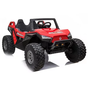 Super-Toys MEGA BUGGY CLASH DLA 2 DZIECI 4 SILNIKI 24V MIĘKKIE PRZESUWANE SIEDZENIE MIĘKKIE KOŁA WALIZKA NA AKUMULATOR/SX-1928 SX-1928-CZERWONY - Pojazdy elektryczne dla dzieci - miniaturka - grafika 1