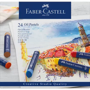 Faber-Castell Producent Pastele olejowe 24 szt 127024 - Kredki, ołówki, pastele i pisaki - miniaturka - grafika 2
