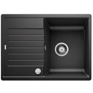 Zlewozmywaki - Blanco ZIA 45 S Compact Silgranit PuraDur Antracyt odwracalny, korek auto. (524711) - miniaturka - grafika 1