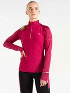 Koszulki sportowe damskie - Dare 2b Koszulka funkcyjna "Gravitate Jersey" w kolorze różowym - miniaturka - grafika 1