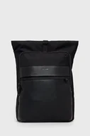 Plecaki - Calvin Klein plecak męski kolor czarny duży gładki - miniaturka - grafika 1