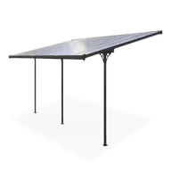 Garaże i wiaty - Wiata tarasowa ATLANTA 5,5x3m Cold Grey - HARDMAISTER - miniaturka - grafika 1