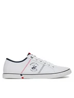 Trampki męskie - Beverly Hills Polo Club Tenisówki M-VSS24010A Biały - miniaturka - grafika 1