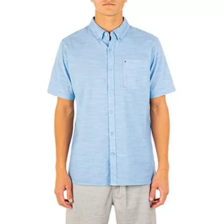 Spodnie męskie - Hurley męska koszula M One&only 2.0 Woven S/S, niebieski, s - grafika 1