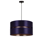 Lampy sufitowe - Duolla - Żyrandol na lince DUO 1xE27/15W/230V śr. 40 cm niebieski/złoty - miniaturka - grafika 1