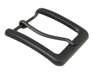 Klamra Bezniklowa Do Paska Męskiego Skórzanego 40 mm Czarna Matowa - Paski - miniaturka - grafika 1