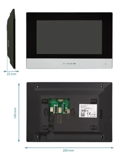 Zestaw modułowy wielorodzinny wideodomofon IP Vidos ONE 8x M2010 A2000-G/D/LCD FullHD Szyfrator Natynkowy - Wideodomofony - miniaturka - grafika 2