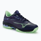 Buty sportowe męskie - Buty do padla męskie Mizuno Wave Exceed Light 2 Padel evening blue/patina green/lolite - miniaturka - grafika 1
