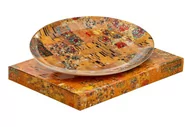 Miski i półmiski - Marco Polo SJ Półmisek Porcelanowy Gustav Klimt Collection Brązowy 25,5 Cm - miniaturka - grafika 1