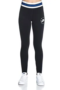 Nike W NSW Lggng Hw spodnie damskie, czarne (Black/Summit White), M - Spodnie damskie - miniaturka - grafika 1