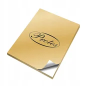 Przybory szkolne - Papier samoprzylepny  A4 złoty op - miniaturka - grafika 1