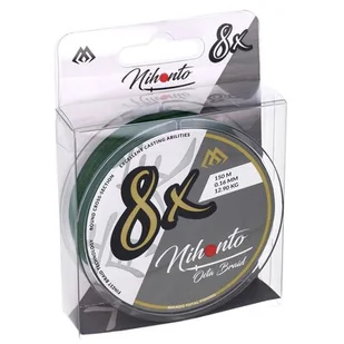 Plecionka MIKADO Nihonto Octa Braid 0.40 mm / 150 m Zielony - Żyłki wędkarskie - miniaturka - grafika 1