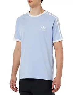 adidas 3-Stripes Tee Koszulka męska, Blue Dawn, L - Koszulki męskie - miniaturka - grafika 1