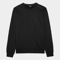 Bluzy męskie - BLUZA DRESOWA 4FWAW24TSWSM1258 CZARNA 20S R-2XL - miniaturka - grafika 1