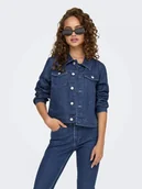 Płaszcze damskie - capispalla e giacche donna only 15346962 rillo dark blue denim - ONLY - miniaturka - grafika 1