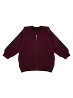 Bluzy dla chłopców - Chłopięca bluza bomberka ze stójką bordowa Nicol,r.98 - miniaturka - grafika 1