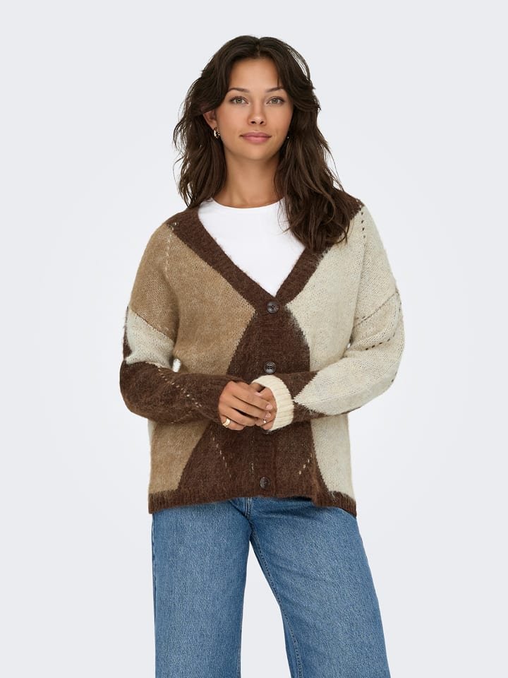 ONLY Kardigan w kolorze brązowo-beżowym