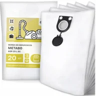 Worki do odkurzaczy - 20x Worek do Odkurzacza Metabo Asr 25 L Sc Syntetyczny Pojemny Mocny G9 - miniaturka - grafika 1