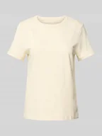 Koszulki i topy damskie - T-shirt o kroju regular fit z czystej bawełny - miniaturka - grafika 1