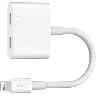 Belkin Dual Lightning Audio + Charger (F8J198btWHT) - Kable komputerowe i do monitorów - miniaturka - grafika 1