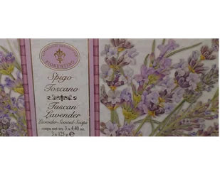 MYDŁO LAWENDOWE 3x125g. Zestaw ręcznie robionych włoskich mydeł - Mydła MYDŁO LAWENDOWE 3x125g. Zestaw ręcznie robionych włoskich mydeł - Mydła - miniaturka - grafika 1