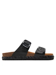 Geox Espadryle D New Brionia High D45S8A 000BN C9999 Czarny - Espadryle damskie - miniaturka - grafika 1