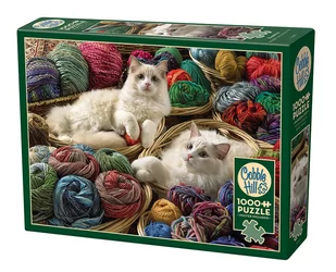 Puzzle 1000 Koty rasy Ragdoll Cobble Hill - Puzzle - miniaturka - grafika 1