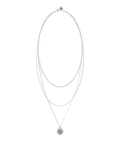 Biżuteria GUESS JUBN03127JWRH. Naszyjnik, Kolor szary. Kobieta. - Naszyjniki - miniaturka - grafika 1