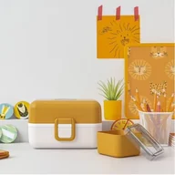 Zestawy naczyń dla dzieci - Zestaw dla dzieci Safari: lunchbox + butelka Monbento - miniaturka - grafika 1