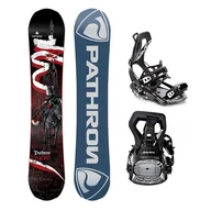 Deski snowboardowe - Deska Pathron Legend 2021 z wiązaniami Raven FT 360 Black - miniaturka - grafika 1