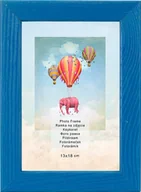 Ramki na zdjęcia - Ramka na zdjęcia, drewniana, niebieska, 13x18 cm - miniaturka - grafika 1