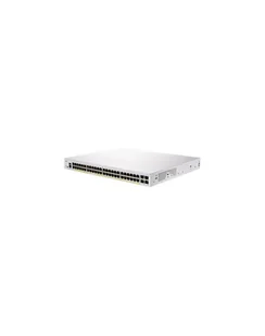 Cisco switch CBS250-48P-4X, 48xGbE RJ45, 4x10GbE SFP+, PoE+, 370W (CBS25048P4XEURF) - Switche - miniaturka - grafika 1