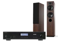 Zestawy stereo - Rotel A11 Tribute (czarny) + Tesi 5 (mokka) - miniaturka - grafika 1
