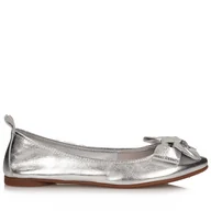 Baleriny - Srebrne baleriny z kokardką Toscanio PZ 2011 - 38 - miniaturka - grafika 1