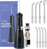 Irygatory do zębów - Irygator DentalForce Irygator dentystyczny do zębów jamy ustnej DentalForce 400ml 5 PROG 8 DYSZ - miniaturka - grafika 1