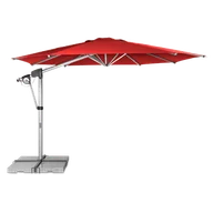 Parasole ogrodowe - Parasol ogrodowy na wysięgniku Doppler PROTECT 400 P Red - miniaturka - grafika 1