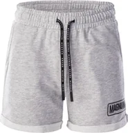 Spodnie sportowe damskie - Magnum Damskie spodenki dresowe Magnum Caprea Shorts Wo's szare bawełniane rozmiar XXL - miniaturka - grafika 1