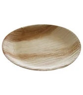 Talerze - Okrągły talerz ze sprasowanego liścia palmowego, Duży 25x17,5 cm, Abena Foodservice - miniaturka - grafika 1