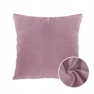 Poszewki na poduszki - Poszewka Pudrowy Róż 40X40 Na Poduszke Pastelowy Różowy Welurowa Duży Wybór - miniaturka - grafika 1