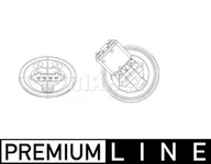 Akcesoria do klimatyzacji i ogrzewania - Opornik, wentylator wewnętrzny Mahle ABR 39 000P - miniaturka - grafika 1