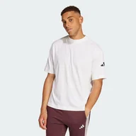 Koszulki sportowe damskie - Koszulka Essentials Loose Fit 3 Bar Logo - miniaturka - grafika 1