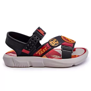 FR1 Dziecięce Sandałki Flash Grendene Kids JJ385051 Czerwone czarne - Buty dla dziewczynek - miniaturka - grafika 1